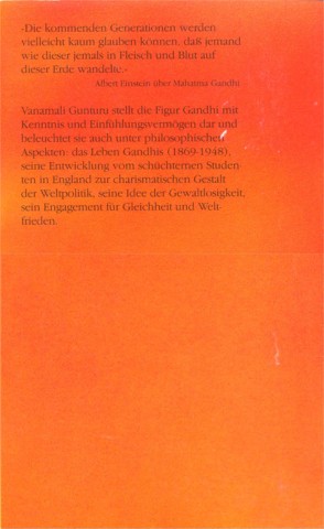 Gandhi, für die Vorderseite das Bild klicken