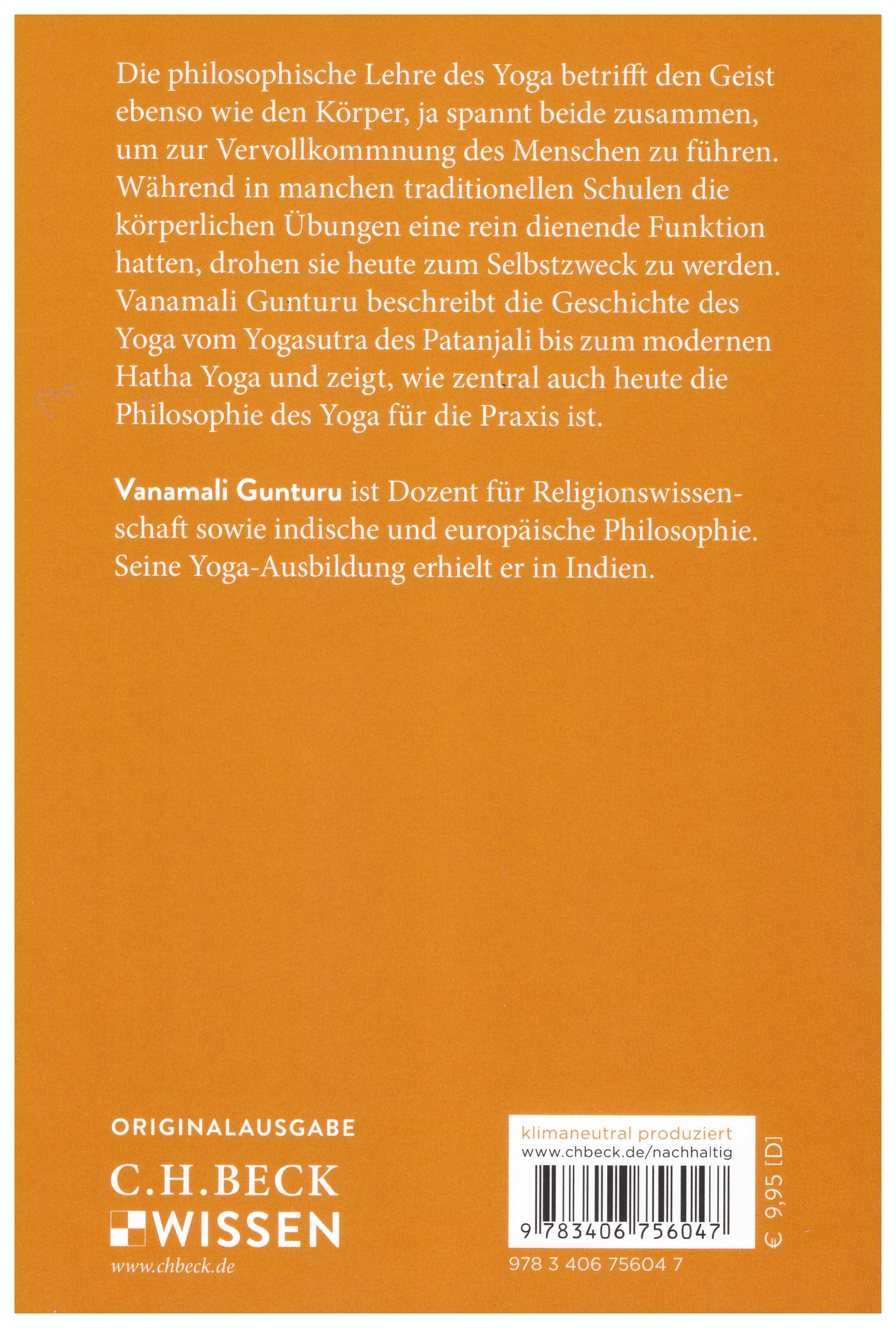 Yoga, für die Vorderseite das Bild klicken